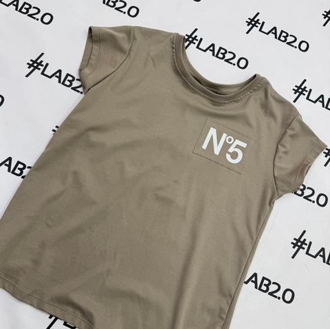 T-shirt Cinque Tortora