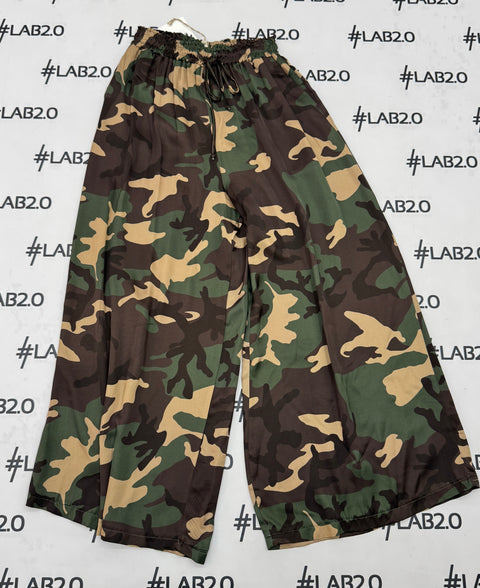 Pantalone Satin Mimetic