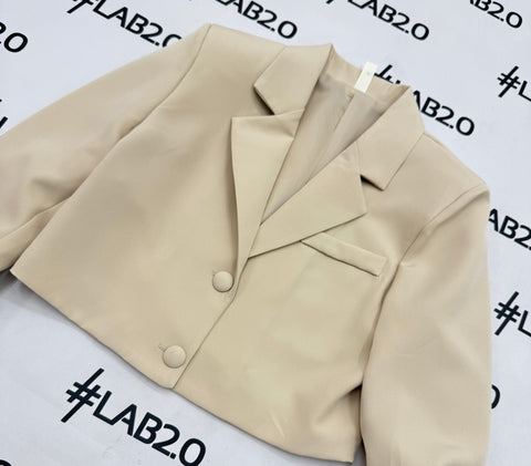 Blazer Crop Jasmine Beige