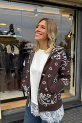 Maglione Bandana Marrone