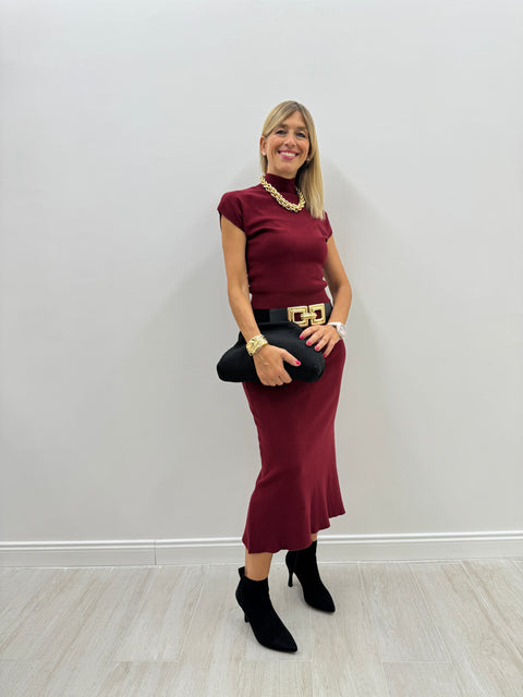 Ensemble bordeaux Sonia