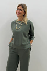 Felpa Rhianna Militare
