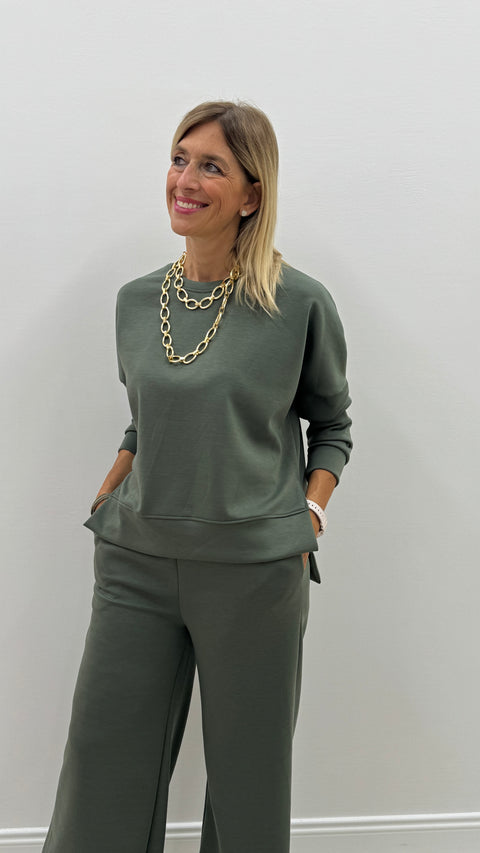 Felpa Rhianna Militare