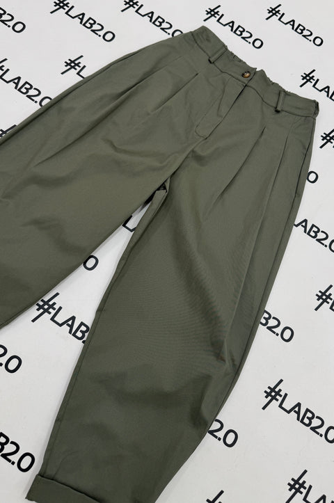 Pantalone Giorgia Cotton Militare