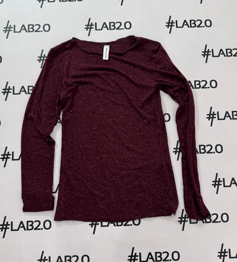 Basic Lurex Bordeaux