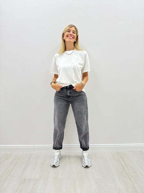 Jeans Ginny Grigio Scuro