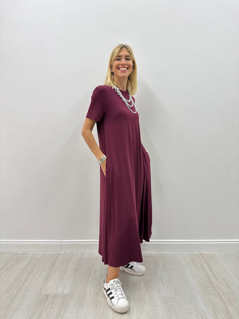 Abito Desire Burgundy
