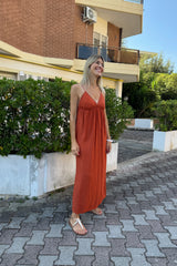 Vestido Dama Color Óxido