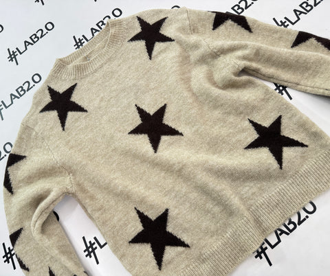 Maglione Stars Beige