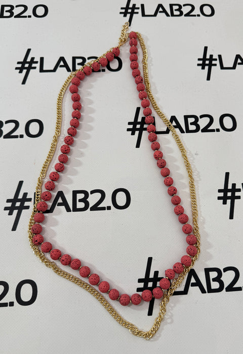 Collana Ester Rosa