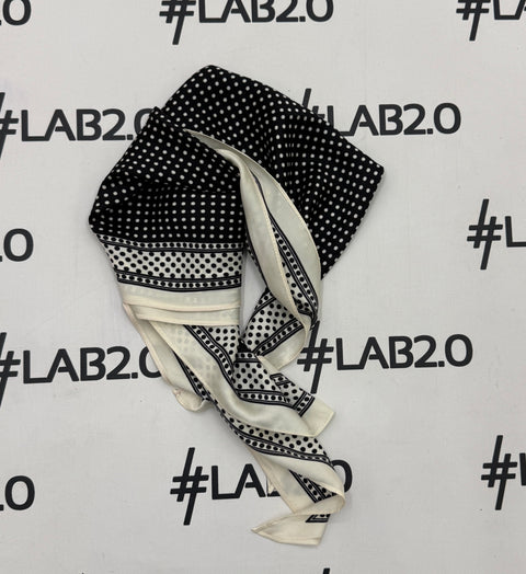 Foulard Pois Nero