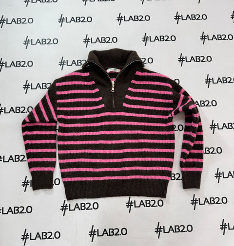 Maglione Giada Marrone Rosa
