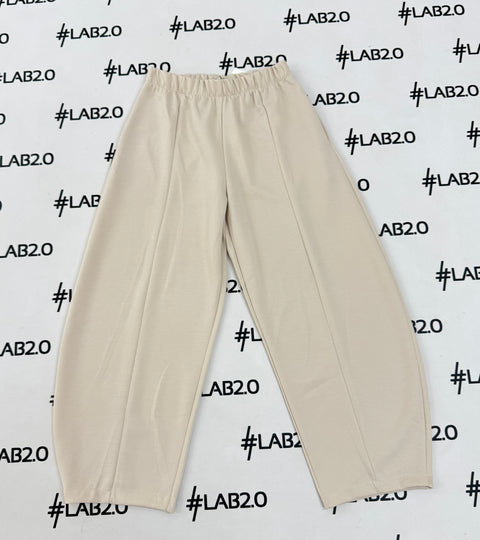Pantalone Rhianna BARREL Panna