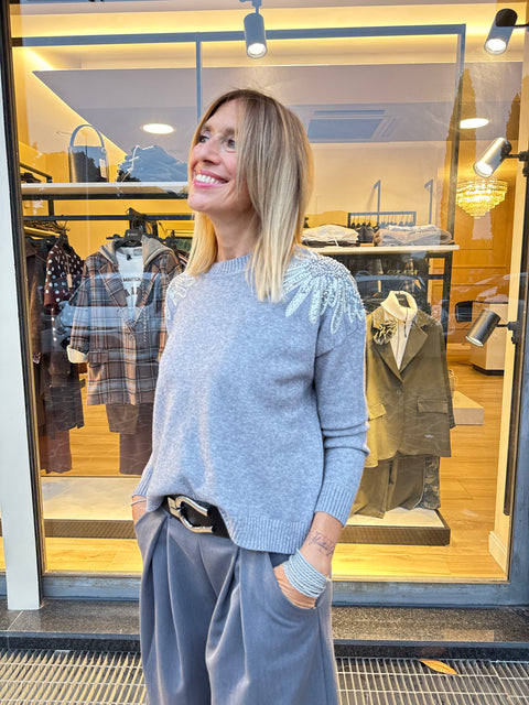 Maglioncino Giovanna Grigio