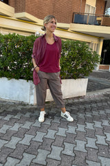 Camicia Flavia Bordeaux