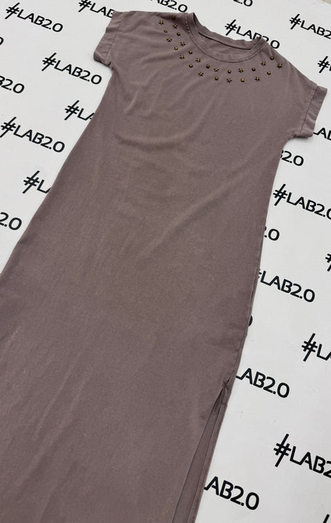 Vestido Sibilla malva lavado