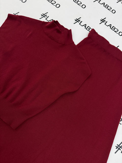 Ensemble bordeaux Sonia