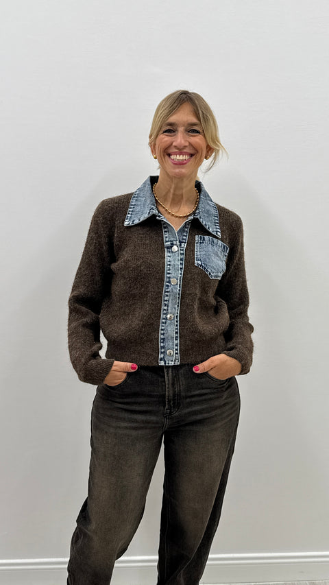 Maglione Diletta Marrone