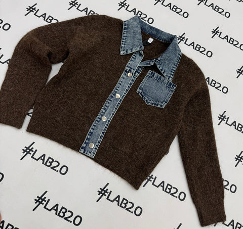 Maglione Diletta Marrone