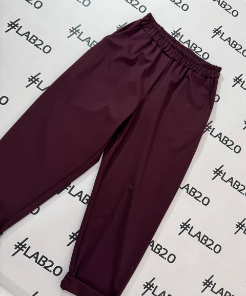 Pantalone Joy Bordeaux
