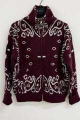 Maglione Bandana Bordeaux