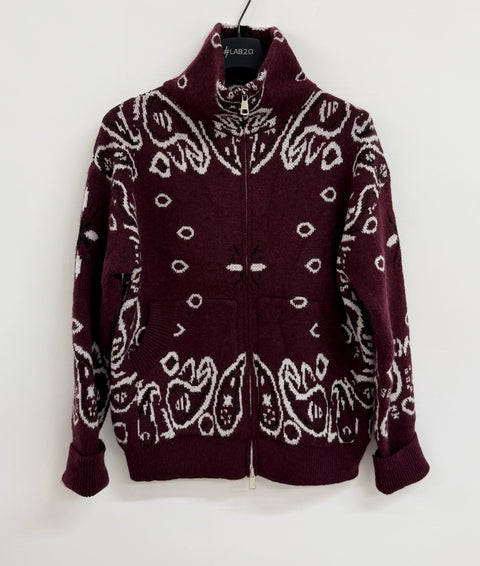 Maglione Bandana Bordeaux