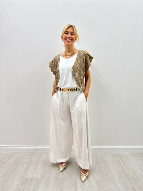 Serena White trousers