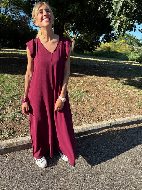 Tuta Arianna Burgundy