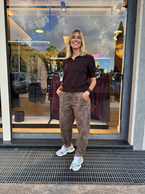 Polo Virginia Marrone