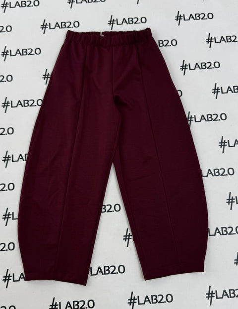 Pantalone Rhianna BARREL Bordeaux