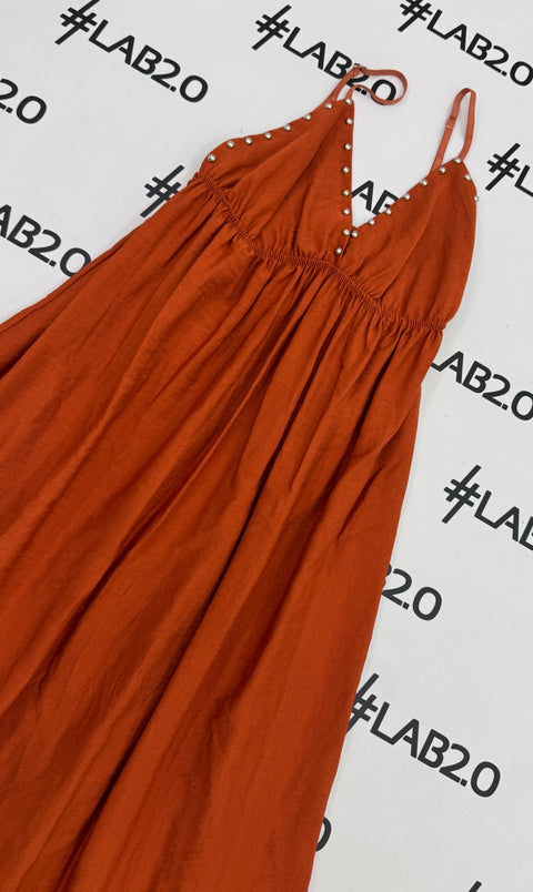 Vestido Dama Color Óxido