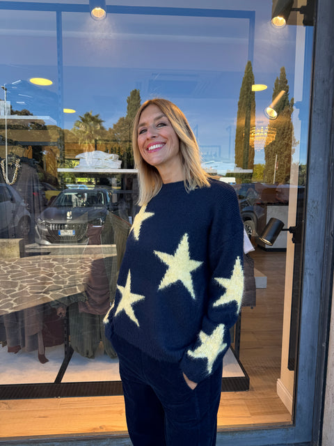 Maglione Cecilia Blu