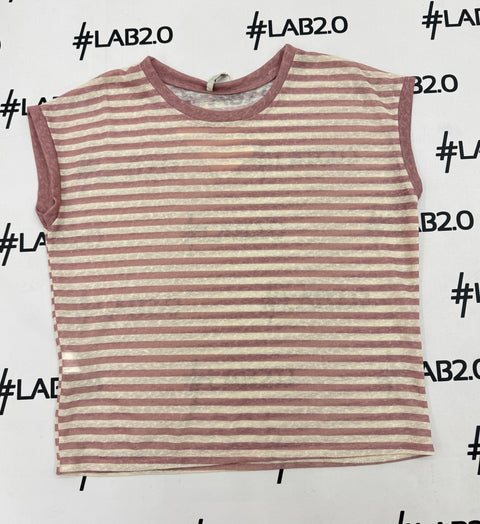 T-shirt Kia Righe Rosa