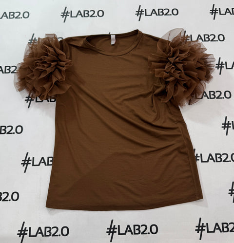 T-shirt Virna Marrone