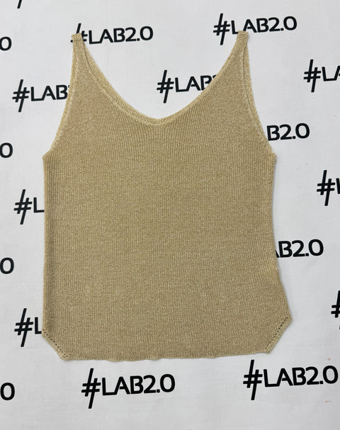 Camiseta de tirantes Vanessa Oro
