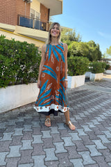 Vestido Gisella color óxido