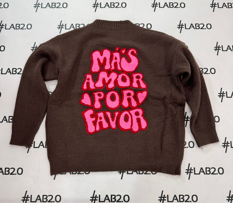 Cardigan Amour Marrone