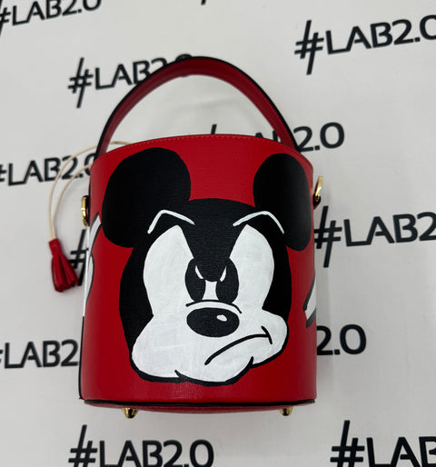Angry Mickey bucket bag