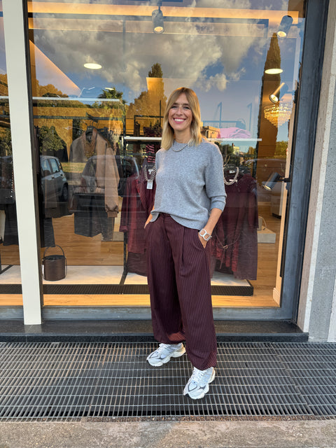 Pantalone Luce Jess Bordeaux