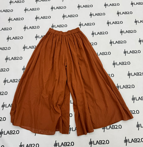 Gonna-pantalone Giuliana Ruggine