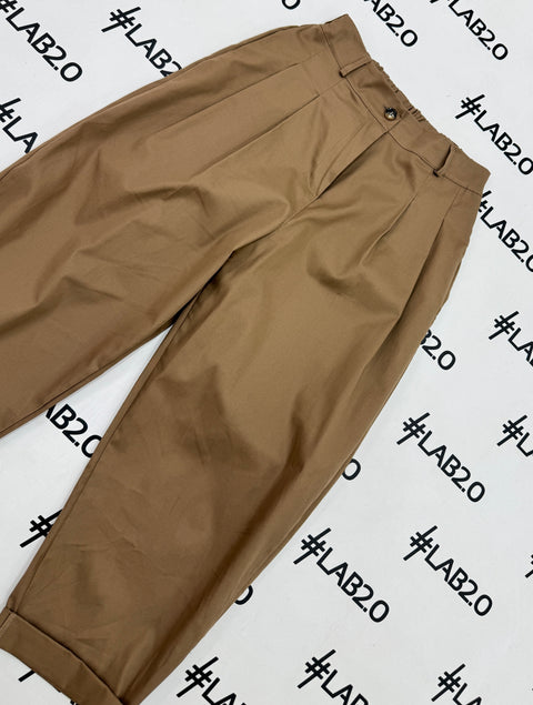 Pantalone Giorgia Cotton Camel