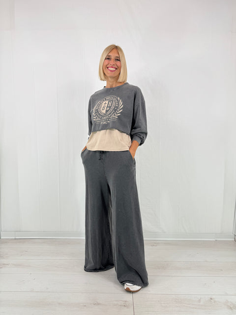 Pantalone tuta Elisa Grigio