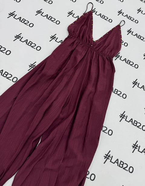 Tuta intera Clizia Bordeaux