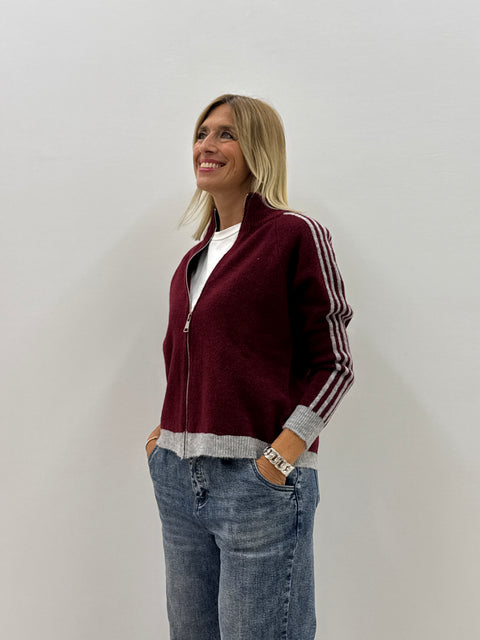 Cardigan Zaza Bordeaux