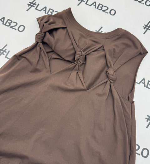 T-shirt Spilla Marrone