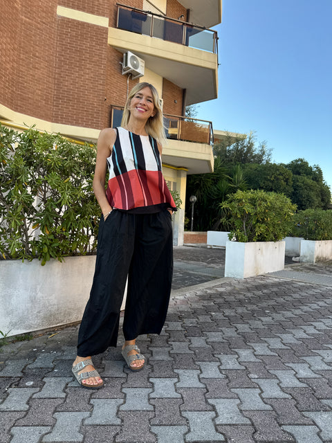 Blusa Colors negra