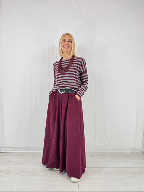 Maglione Tiziana Bordeaux