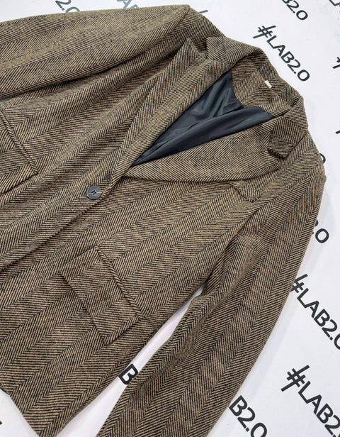 Blazer Spinato Marrone