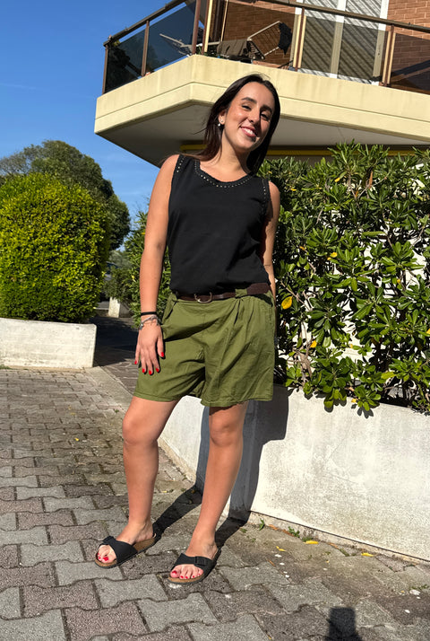 Camiseta de Tirantes Lola Negra