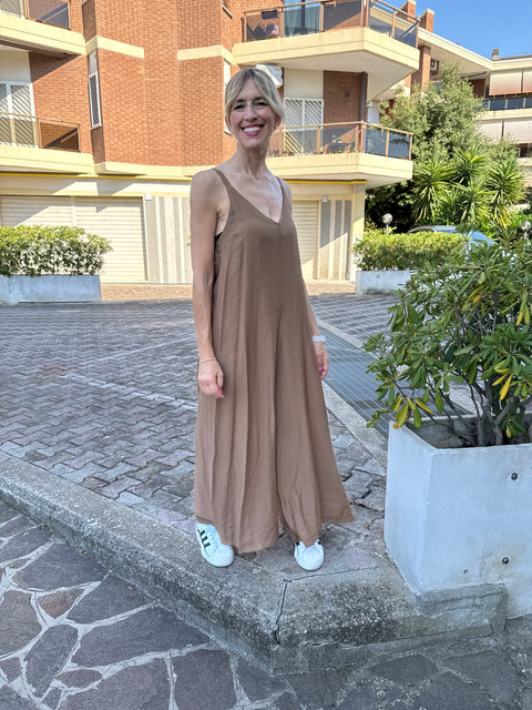 Alice Camel Jumpsuit